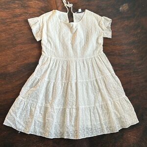 Hyfive white tiered dress
